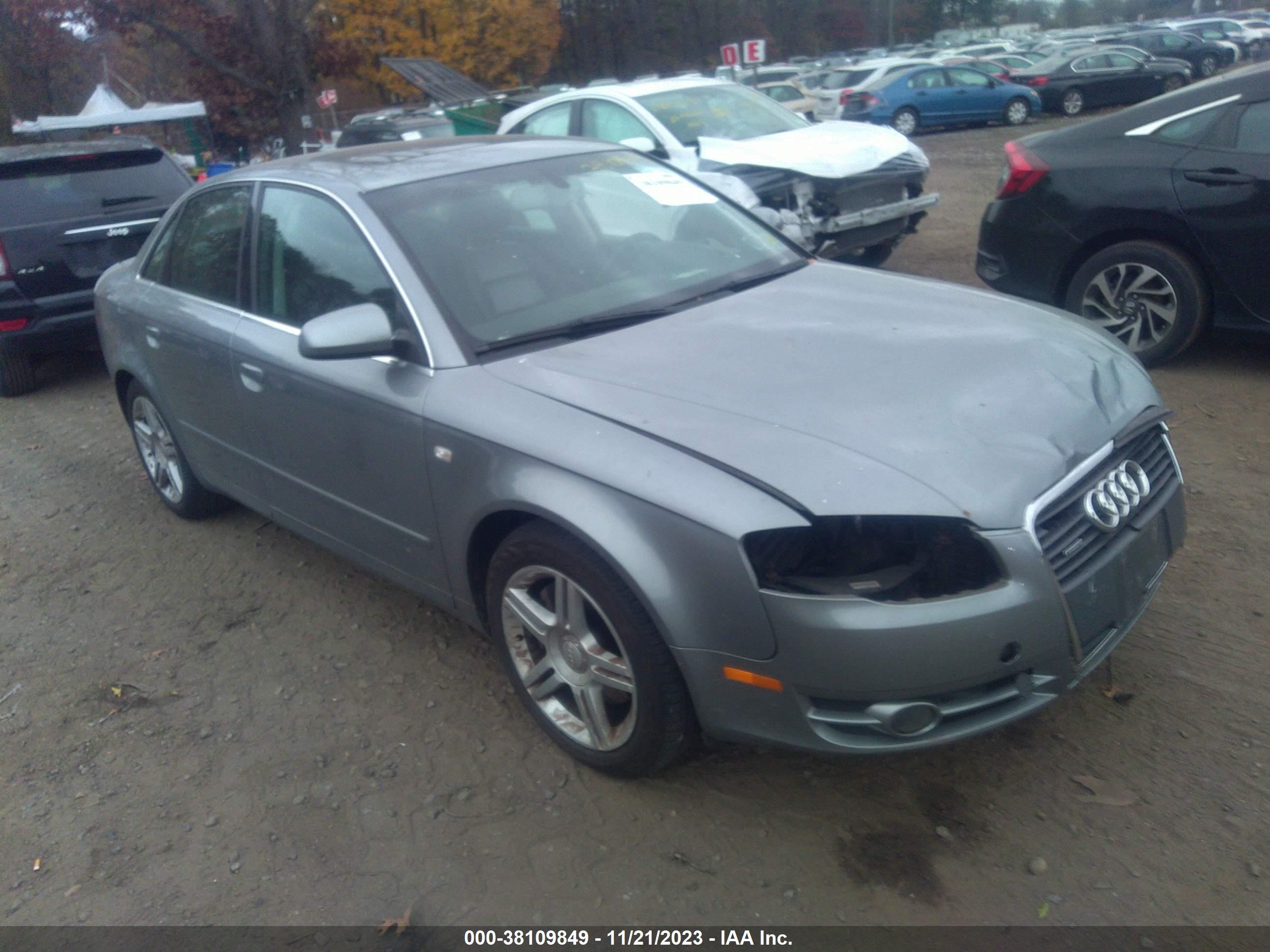 audi a4 2007 waudf78ex7a059213