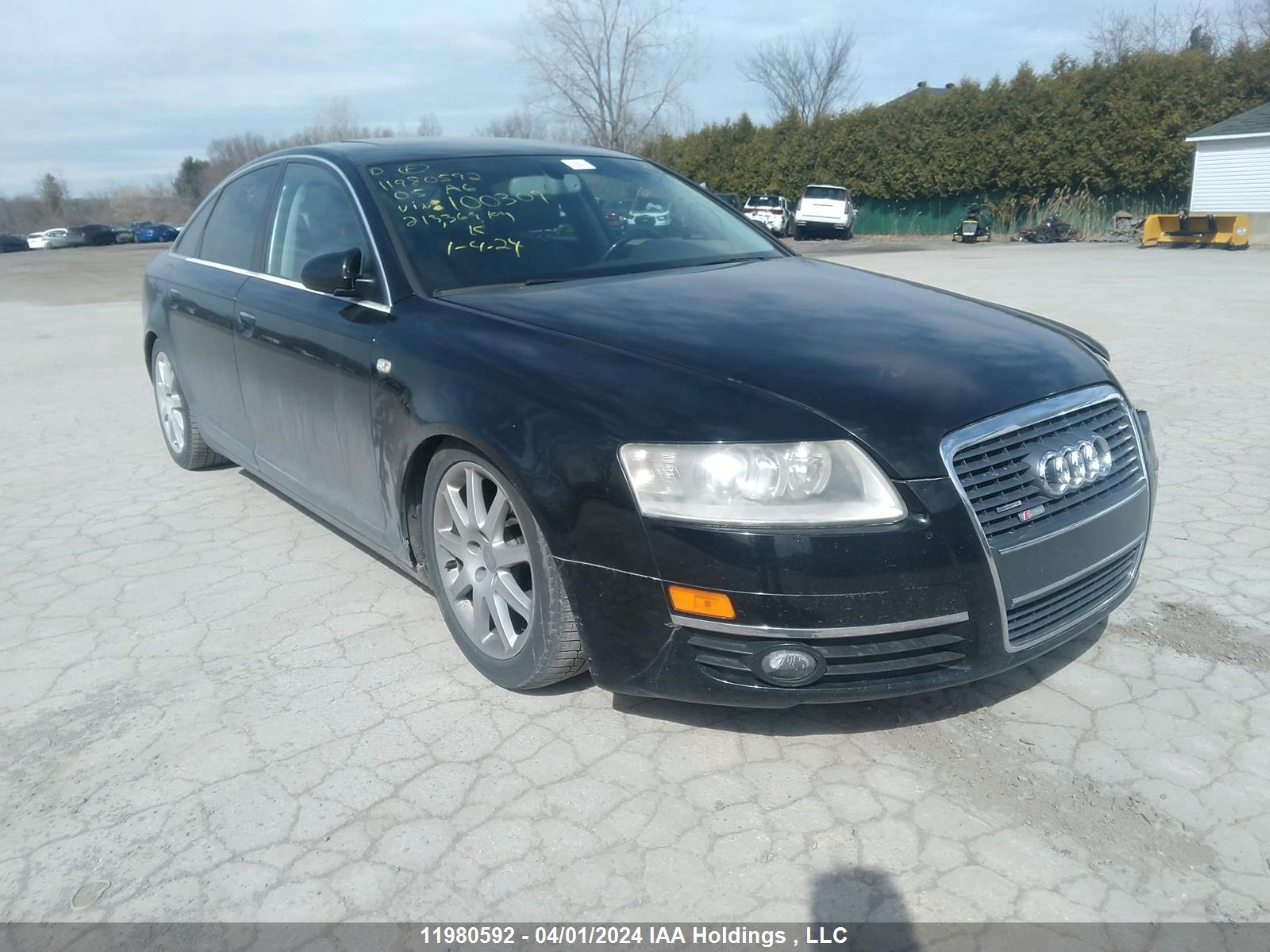 audi a6 2005 waudg74f85n100309