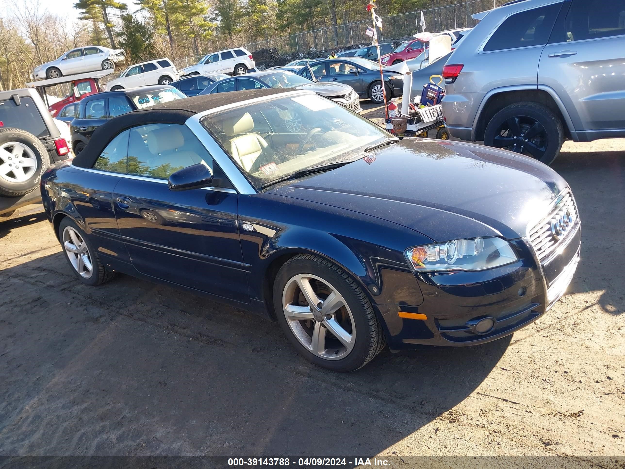 audi a4 2007 waudh48h77k029020