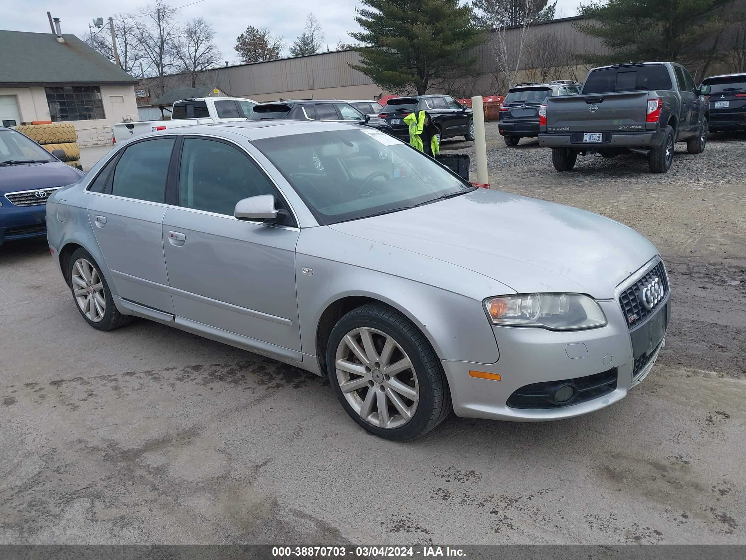 audi a4 2008 waudh78ex8a156942