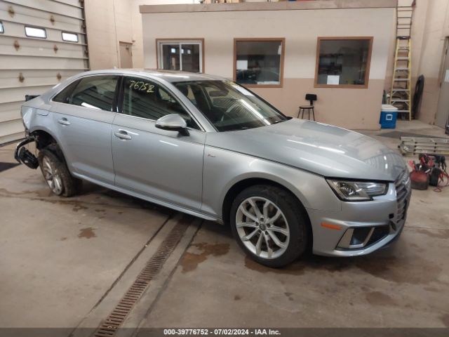 audi a4 2019 waudnaf41kn002443