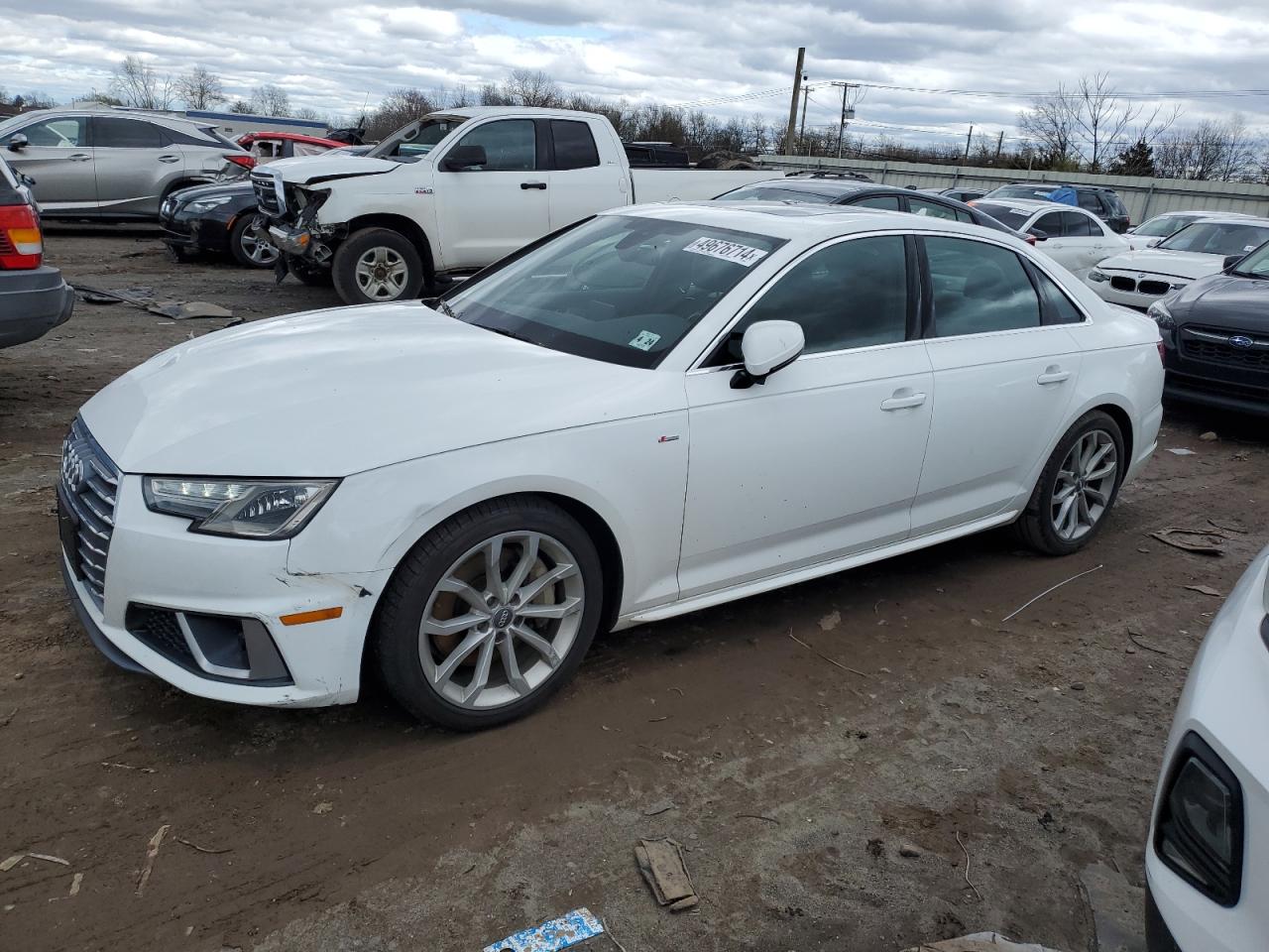 audi a4 2019 waudnaf43kn006221