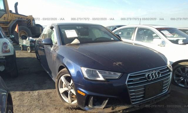 audi a4 2019 waudnaf48ka108363