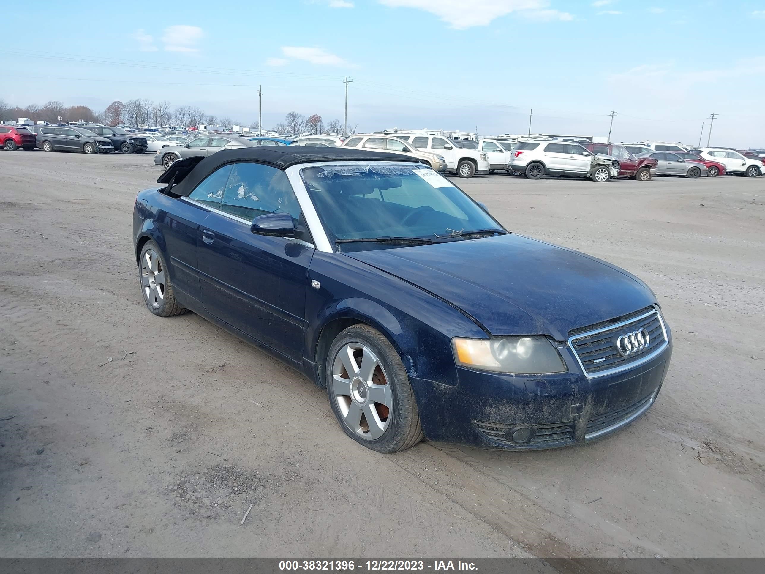 audi a4 2005 waudt48h85k006289