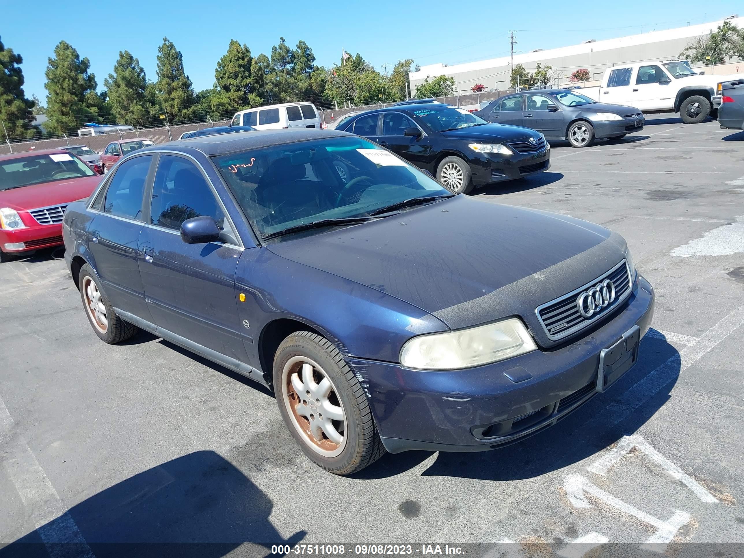 audi a4 1998 waued68dxwa003900