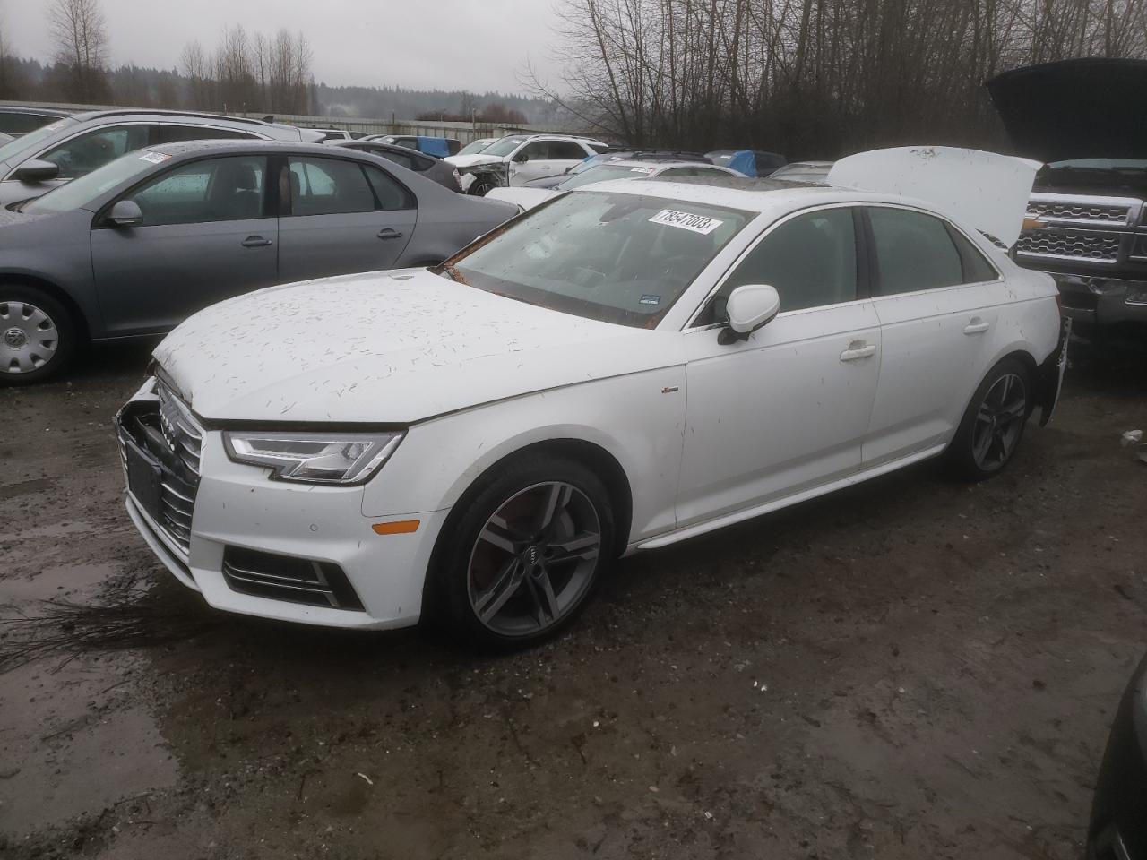 audi a4 2017 wauenaf40hn070665