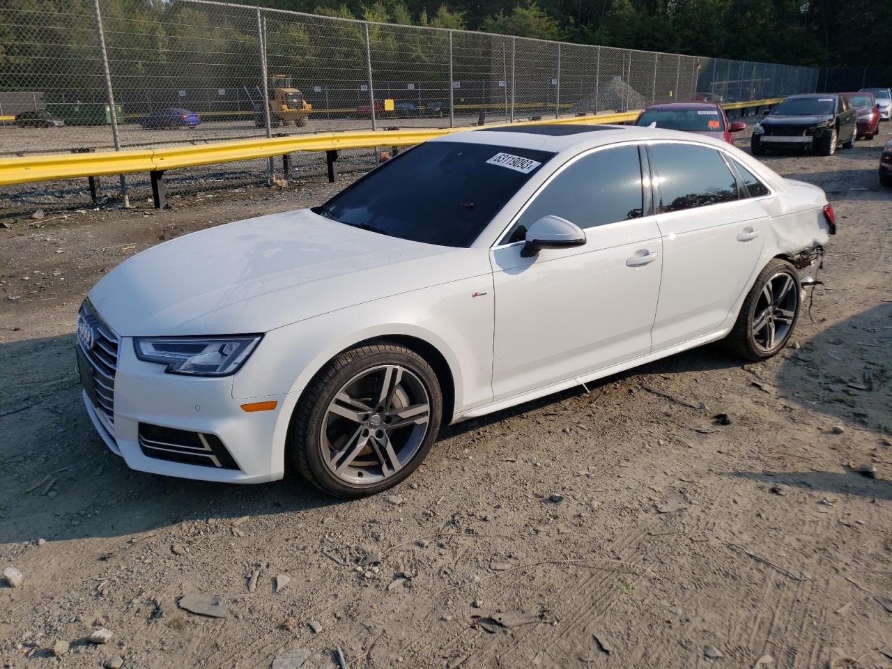 audi a4 2018 wauenaf40jn014540