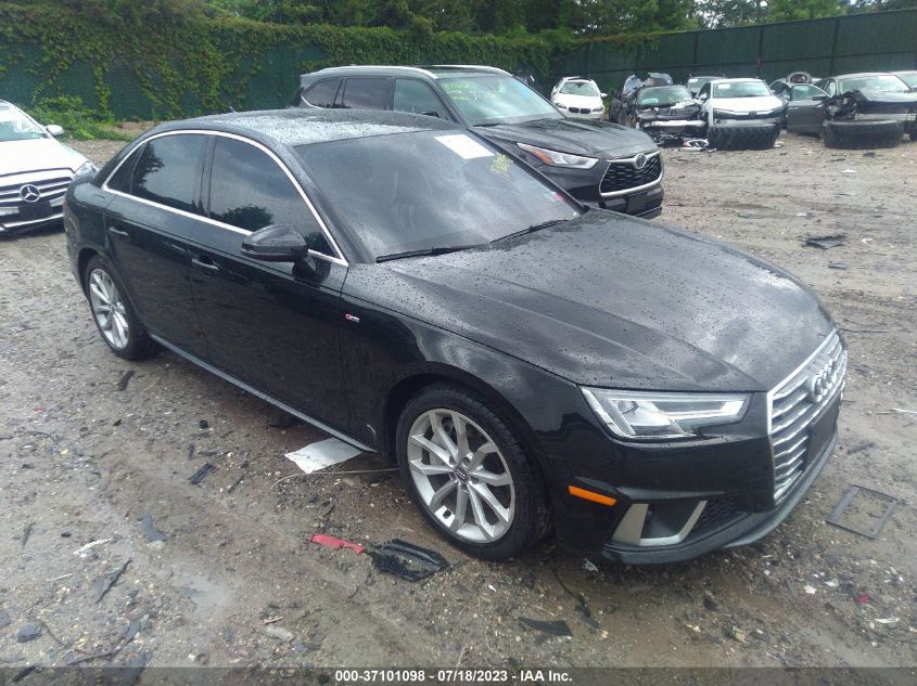 audi a4 2019 wauenaf40ka039916