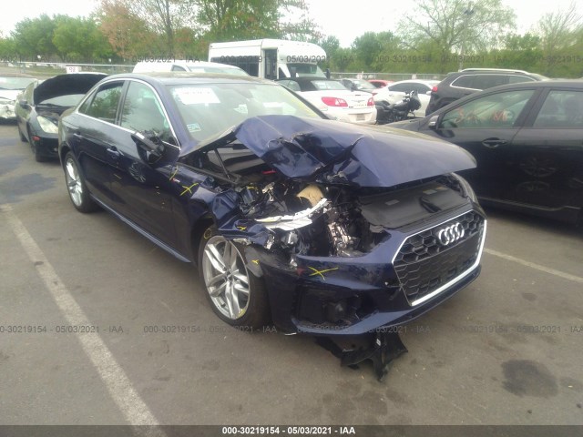 audi a4 2020 wauenaf42ln010752