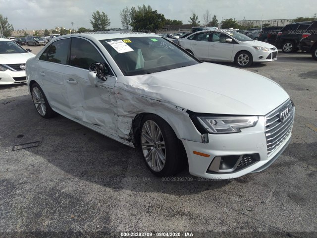 audi a4 2019 wauenaf43kn001251