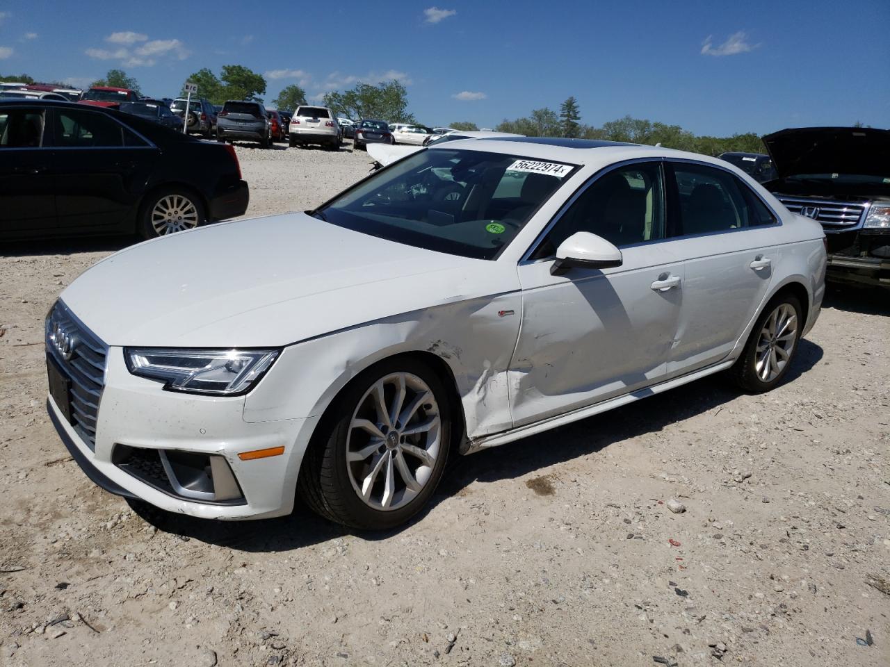 audi a4 2019 wauenaf43kn019359