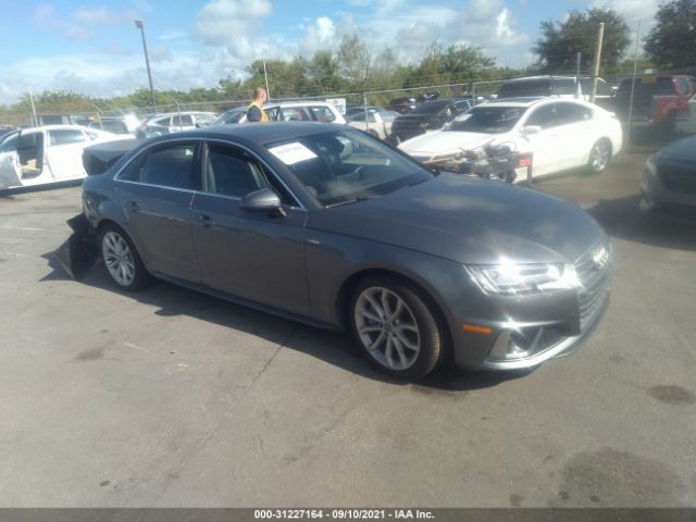 audi a4 2019 wauenaf44kn007110