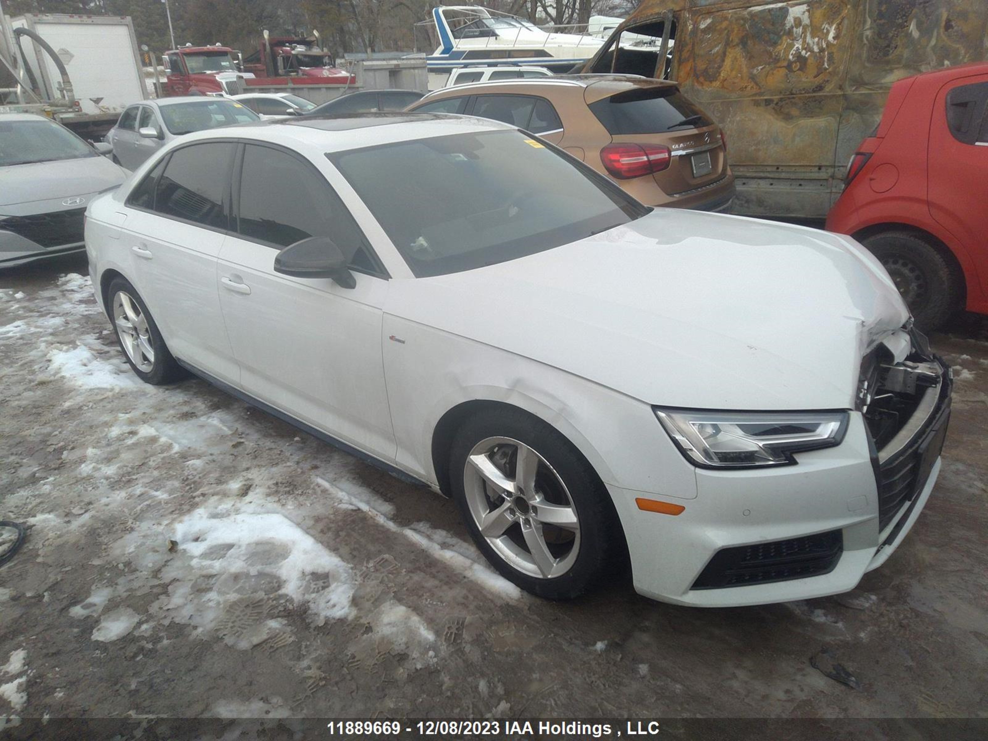 audi a4 2018 wauenaf46jn010928