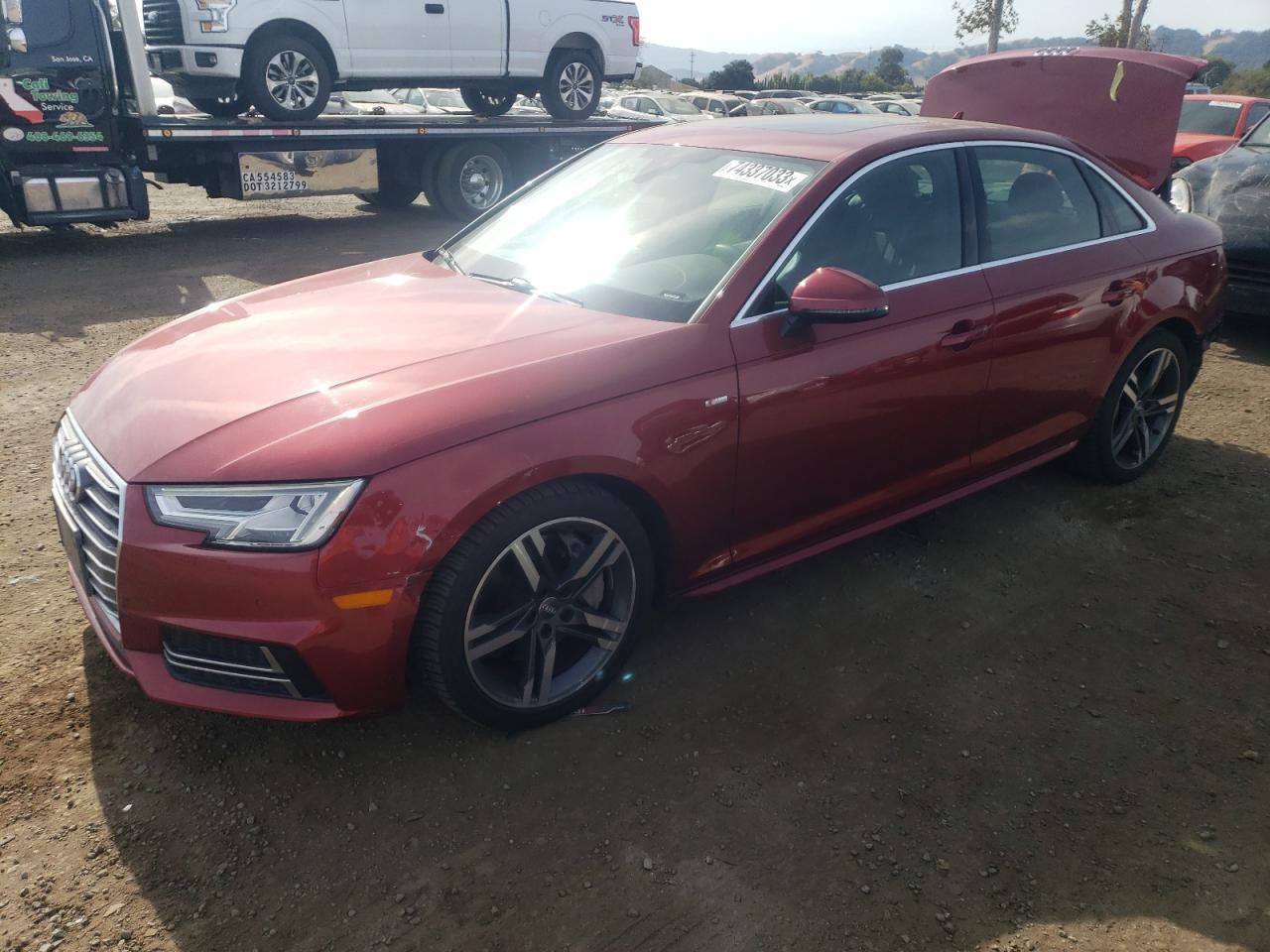 audi a4 2018 wauenaf49ja043302