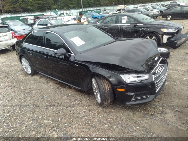 audi a4 2017 wauenaf4xhn065361