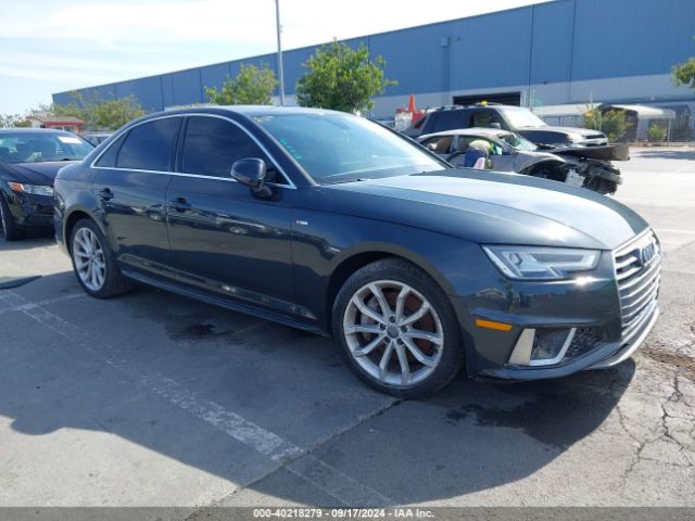 audi a4 2019 wauenaf4xka019527