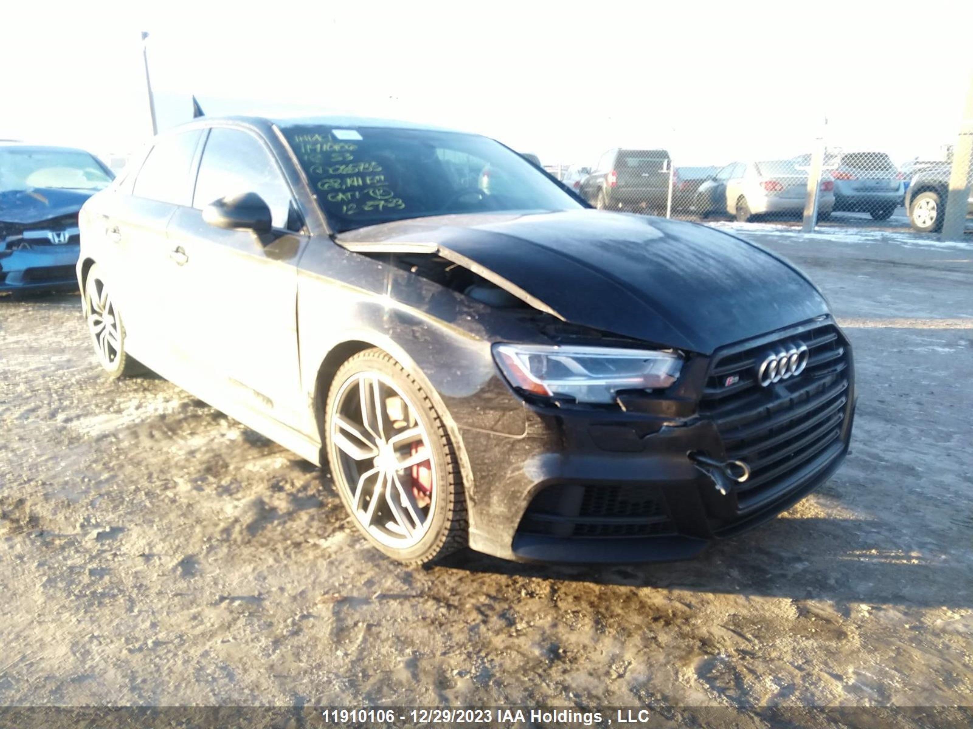 audi s3 2018 wauf1gff1j1065735