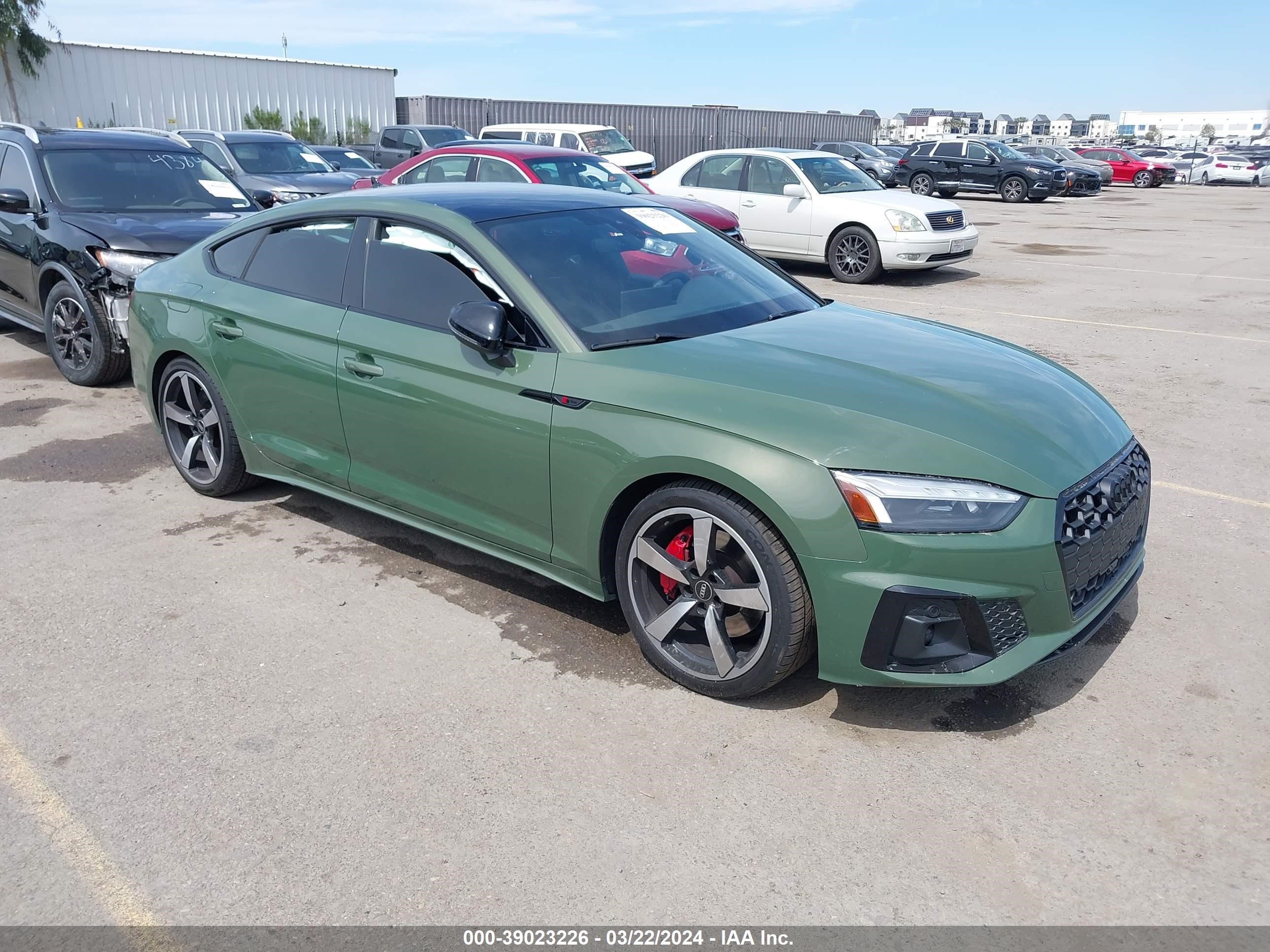 audi a5 2022 waufacf50na039987