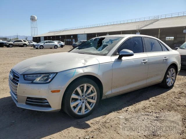 audi a4 2017 waugnaf47hn011749