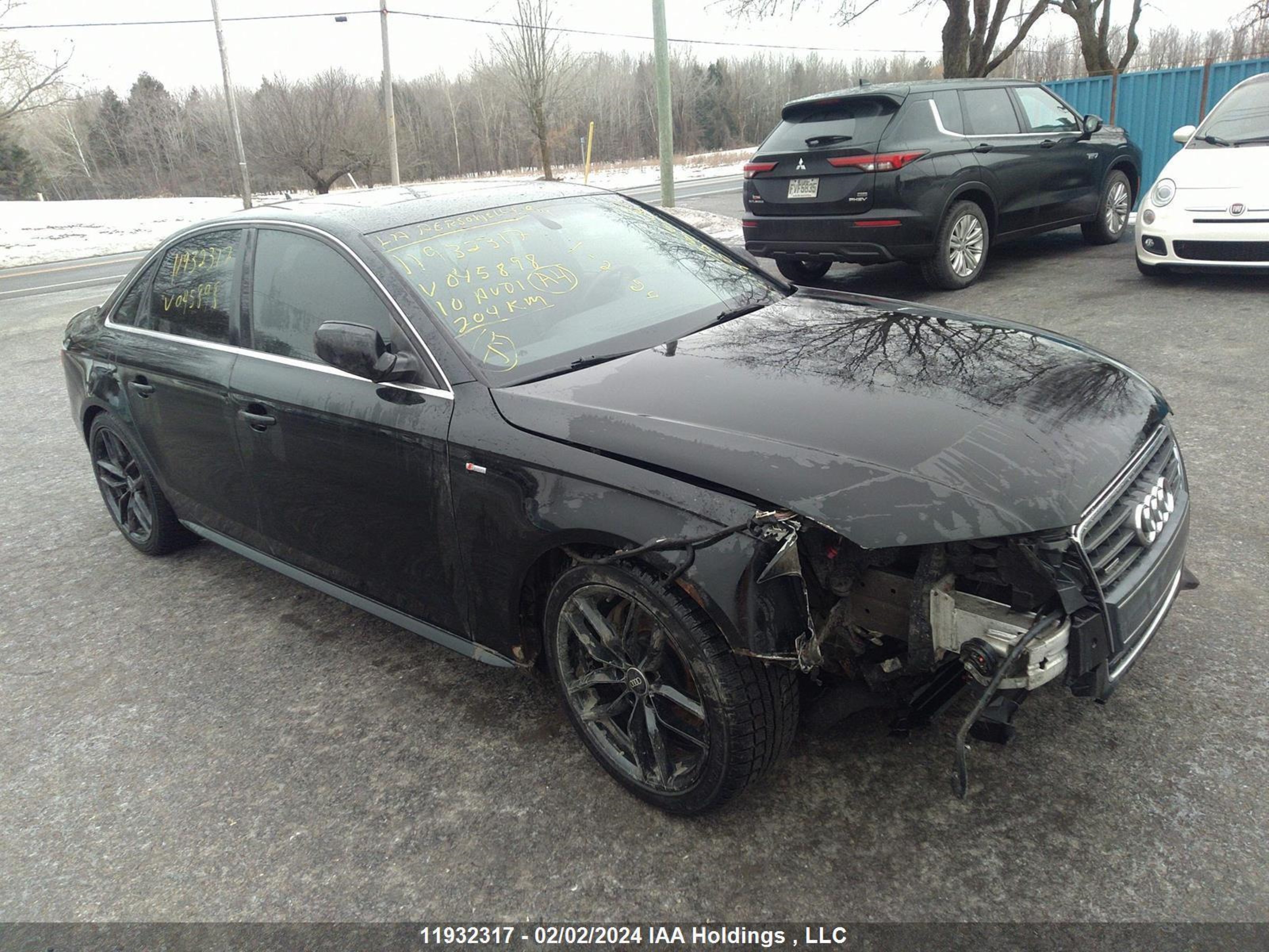 audi a4 2010 wauhfcfl4an045898