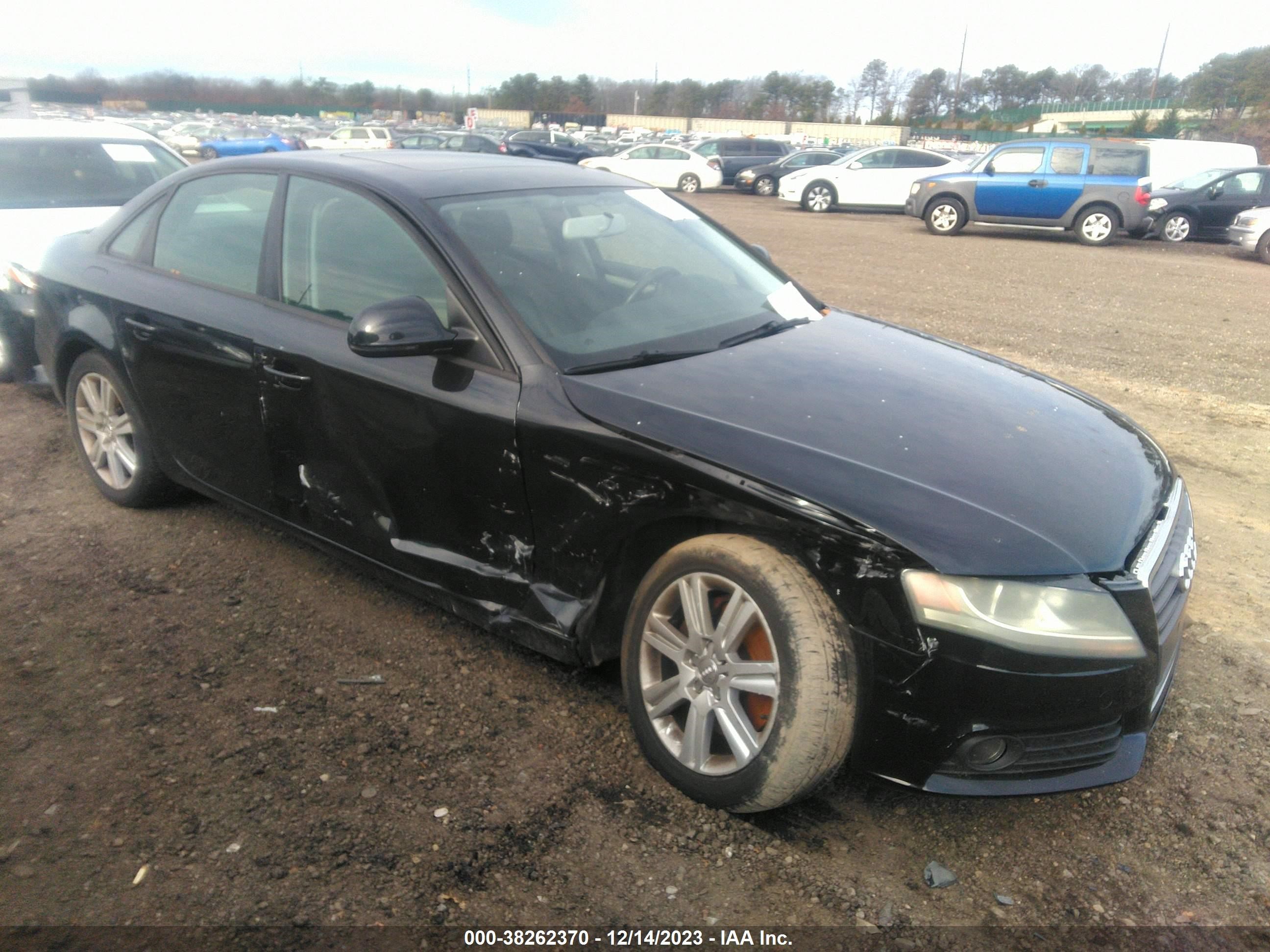 audi a4 2009 waujf78k89n054242