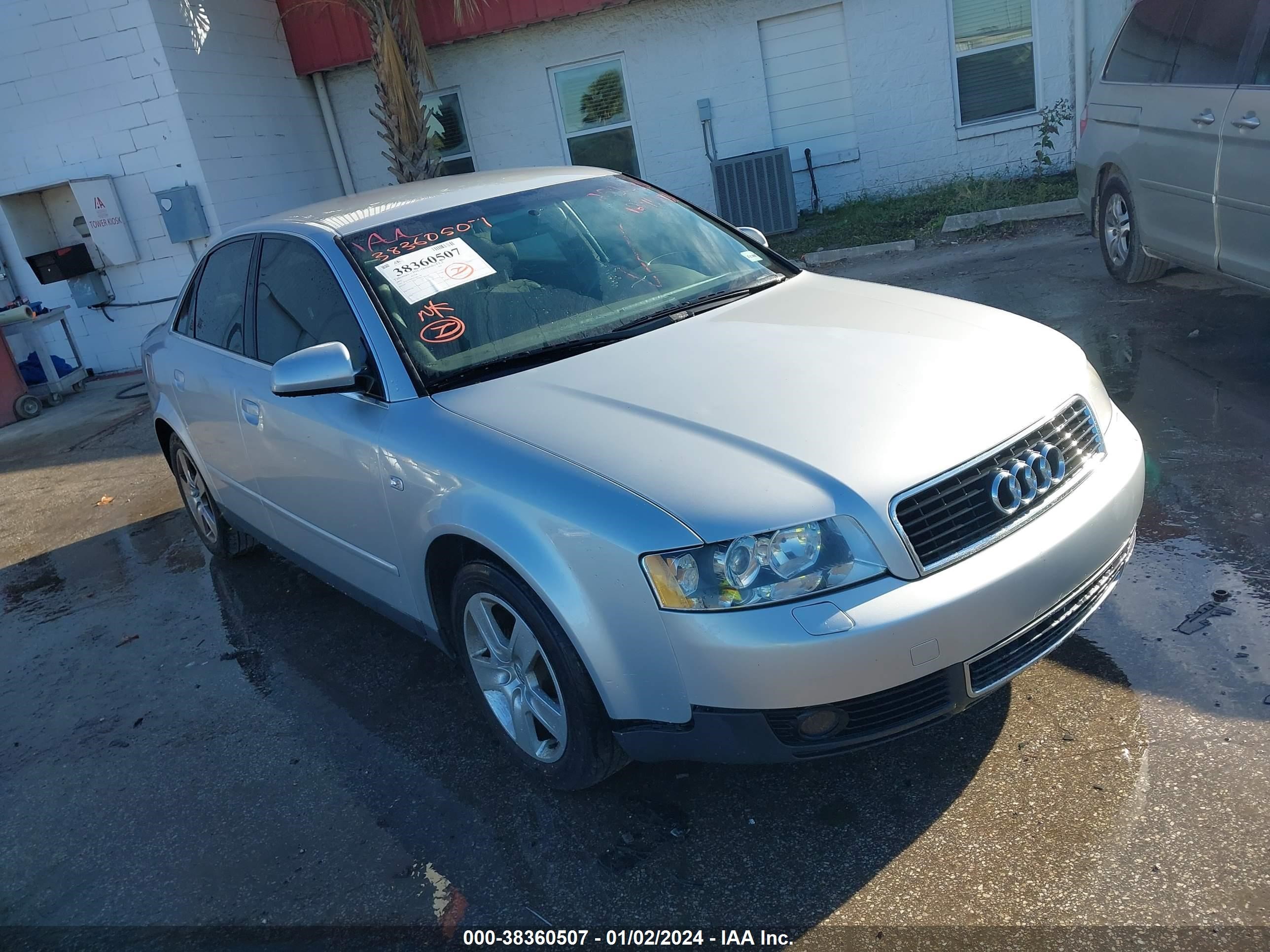 audi a4 2002 waujt68e62a252585