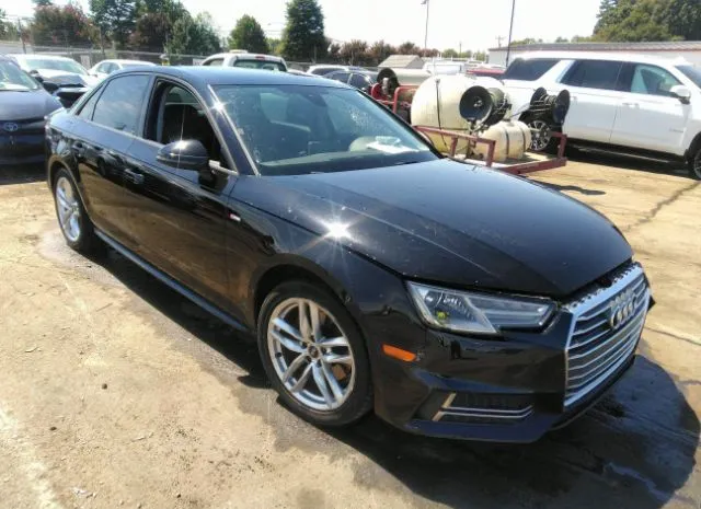 audi a4 2017 waukmaf48hn041775