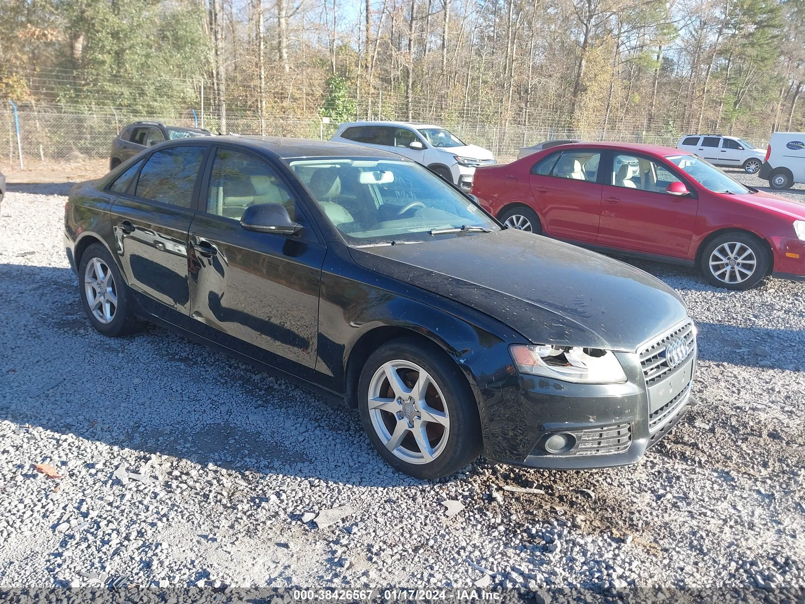 audi a4 2009 waulf78k99n014647