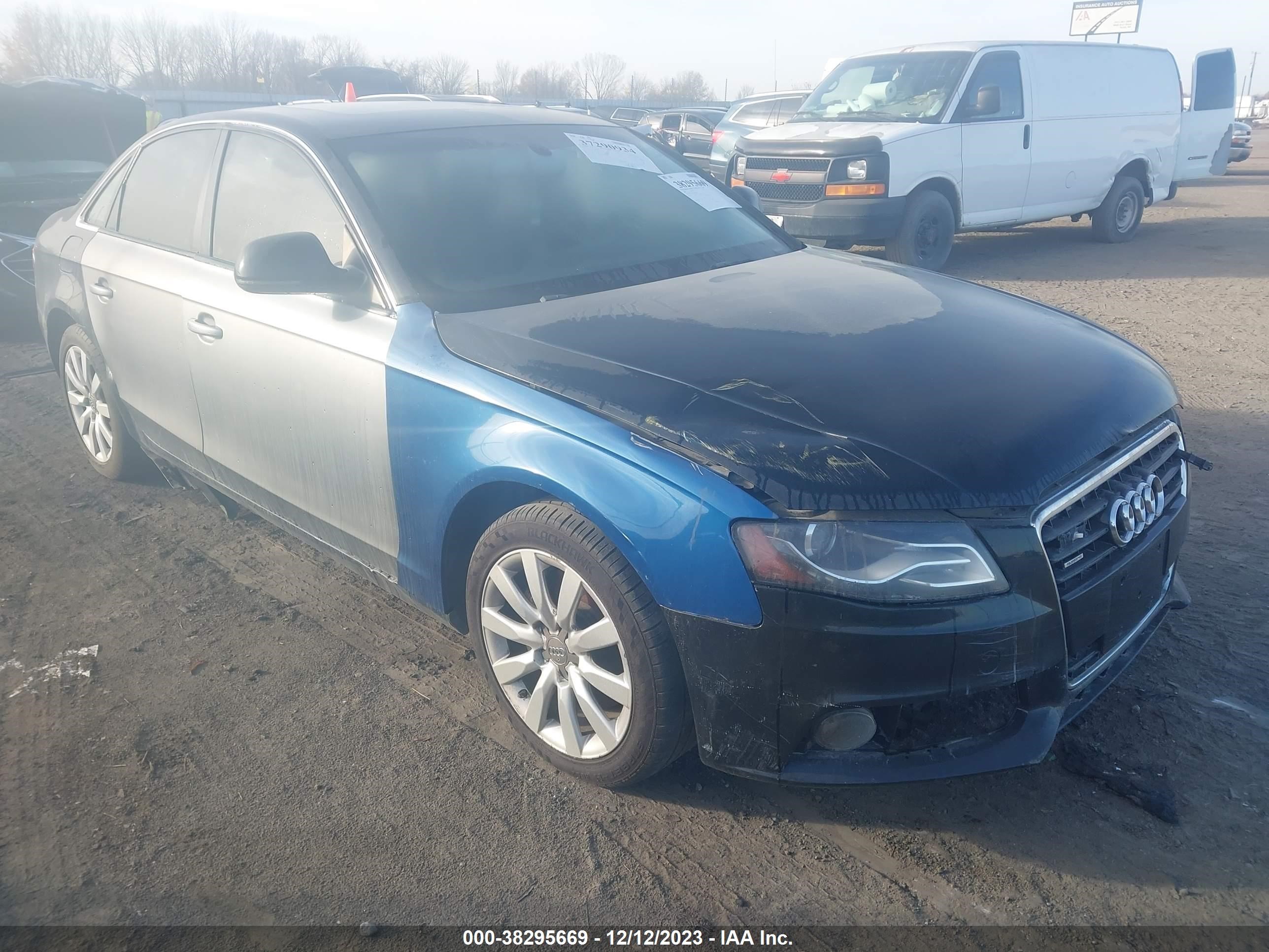 audi a4 2009 waulk78kx9n002387