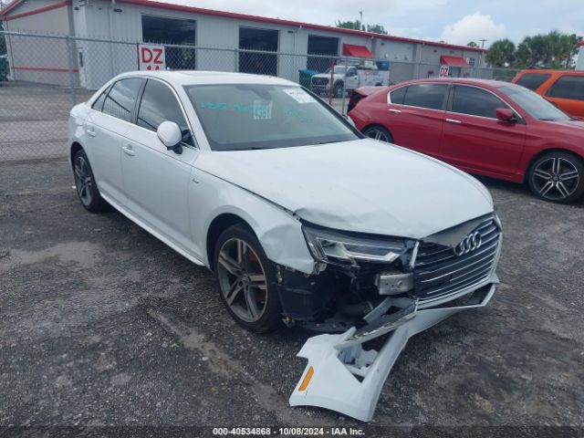 audi a4 2018 waulmaf41jn009535