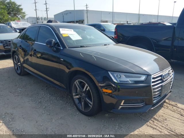 audi a4 2017 waulnaf41hn017481