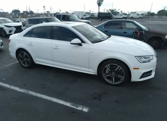 audi a4 2017 waulnaf43hn017353