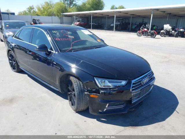 audi a4 2017 waulnaf45hn007326