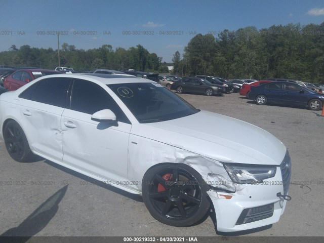 audi a4 2017 waulnaf46hn069057