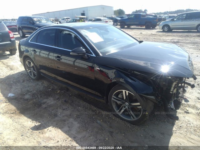 audi a4 2017 waulnaf47hn024077