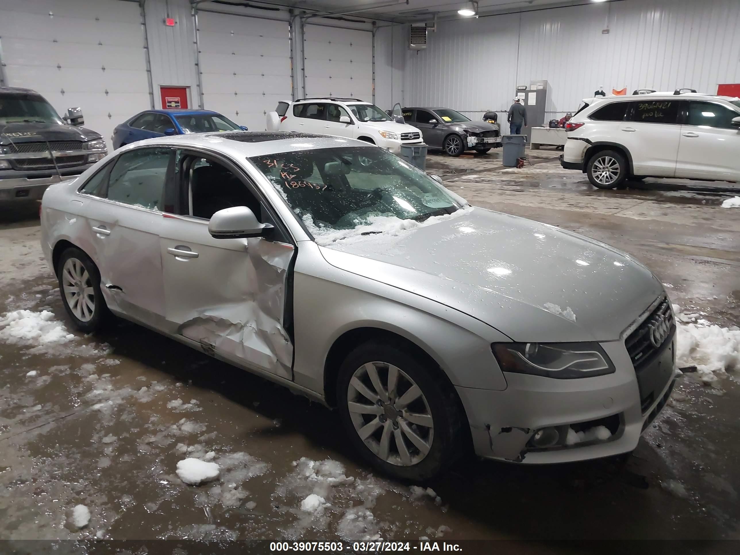 audi a4 2009 waumf78k19n044505