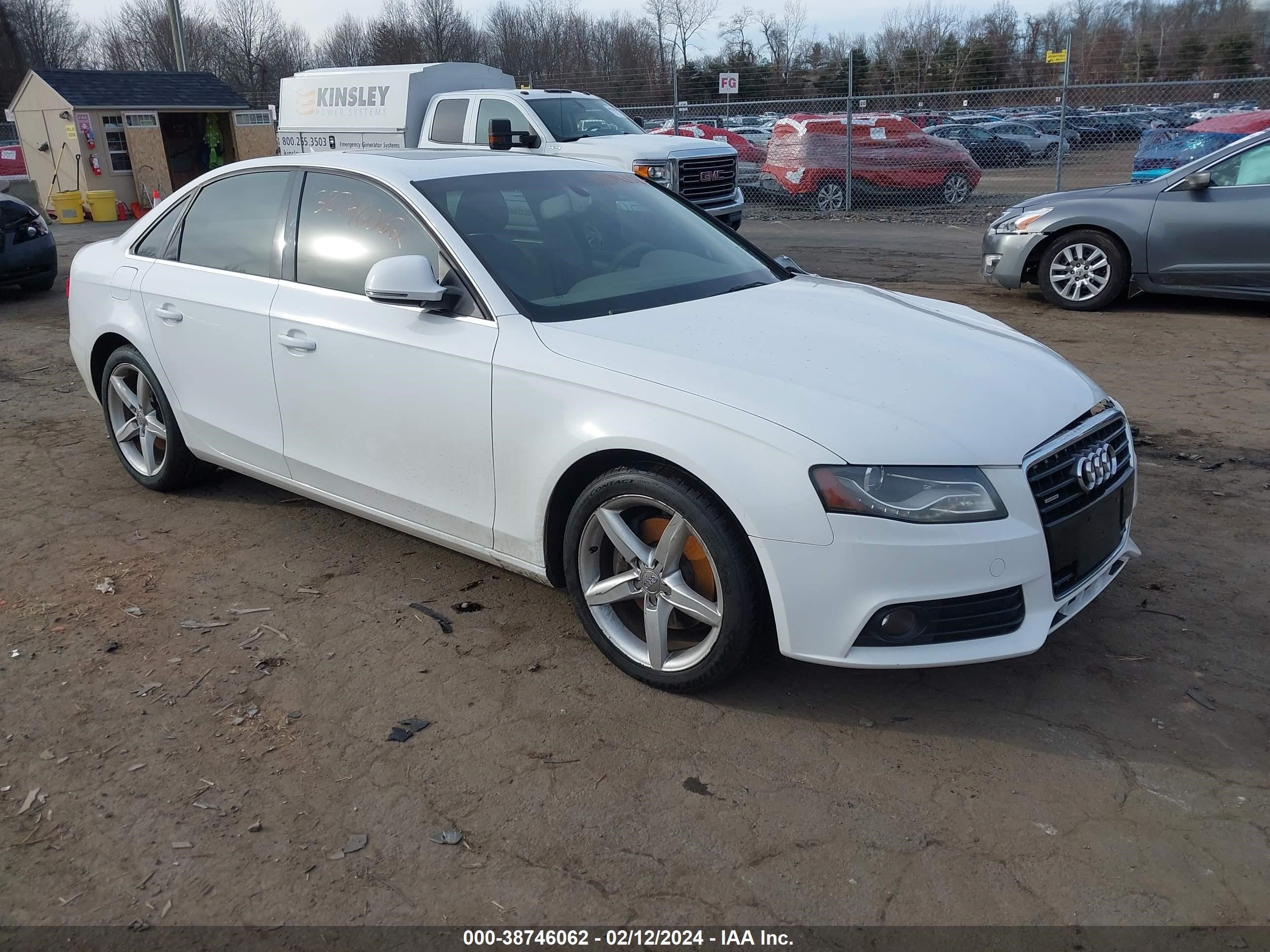 audi a4 2009 waumk78k19n035198