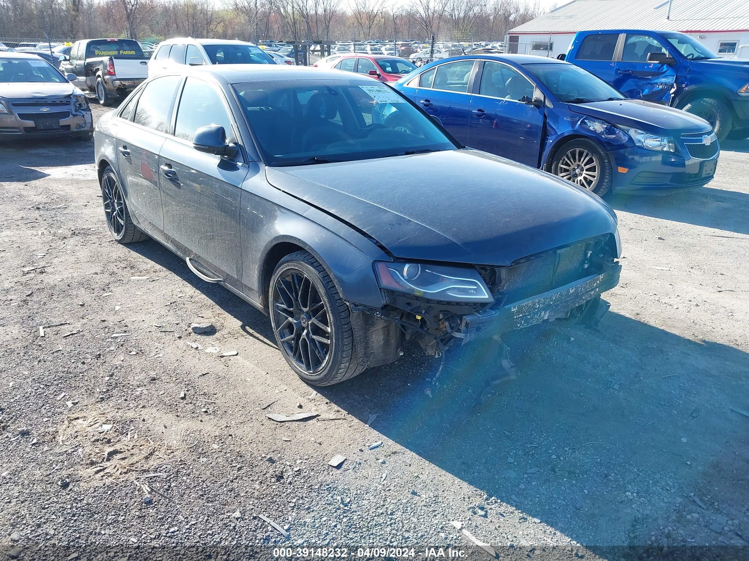 audi a4 2009 waumk78k29n048882