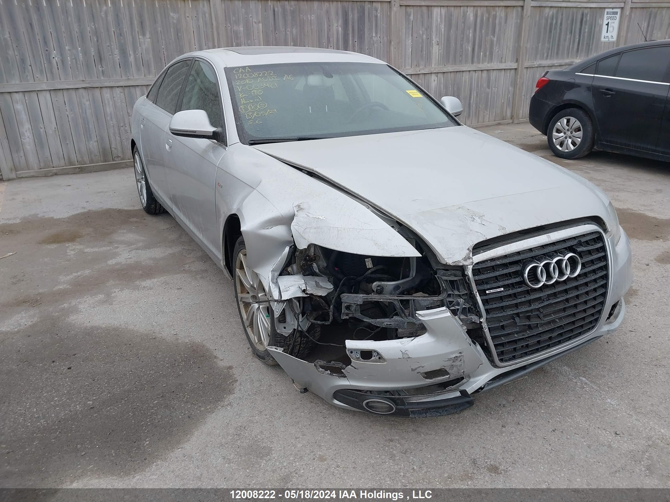 audi a6 2010 waupgcfb8an003461