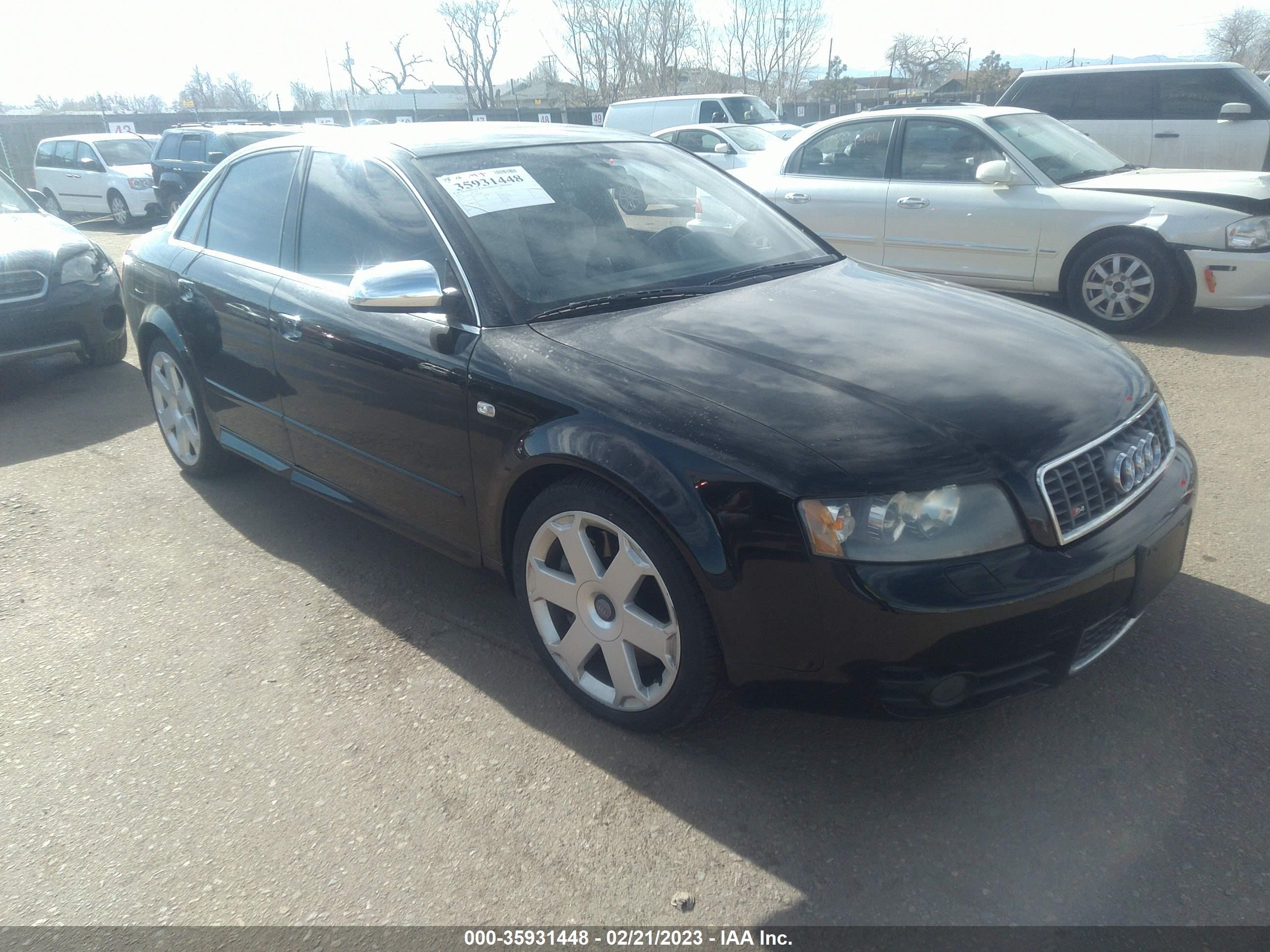 audi s4 2004 waupl68e34a069805