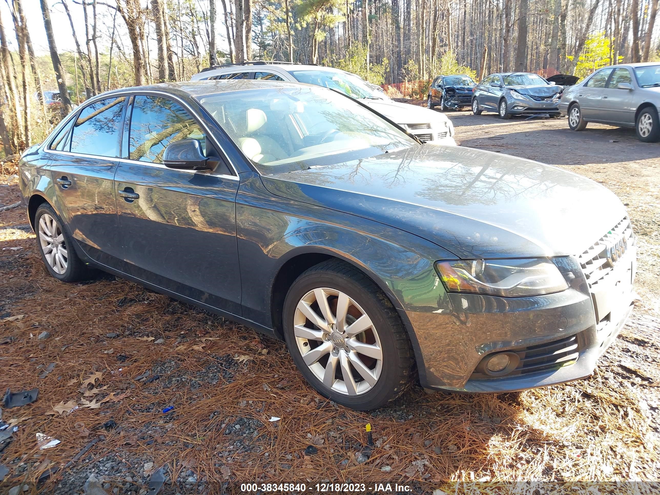 audi a4 2009 wausf78k59n019601