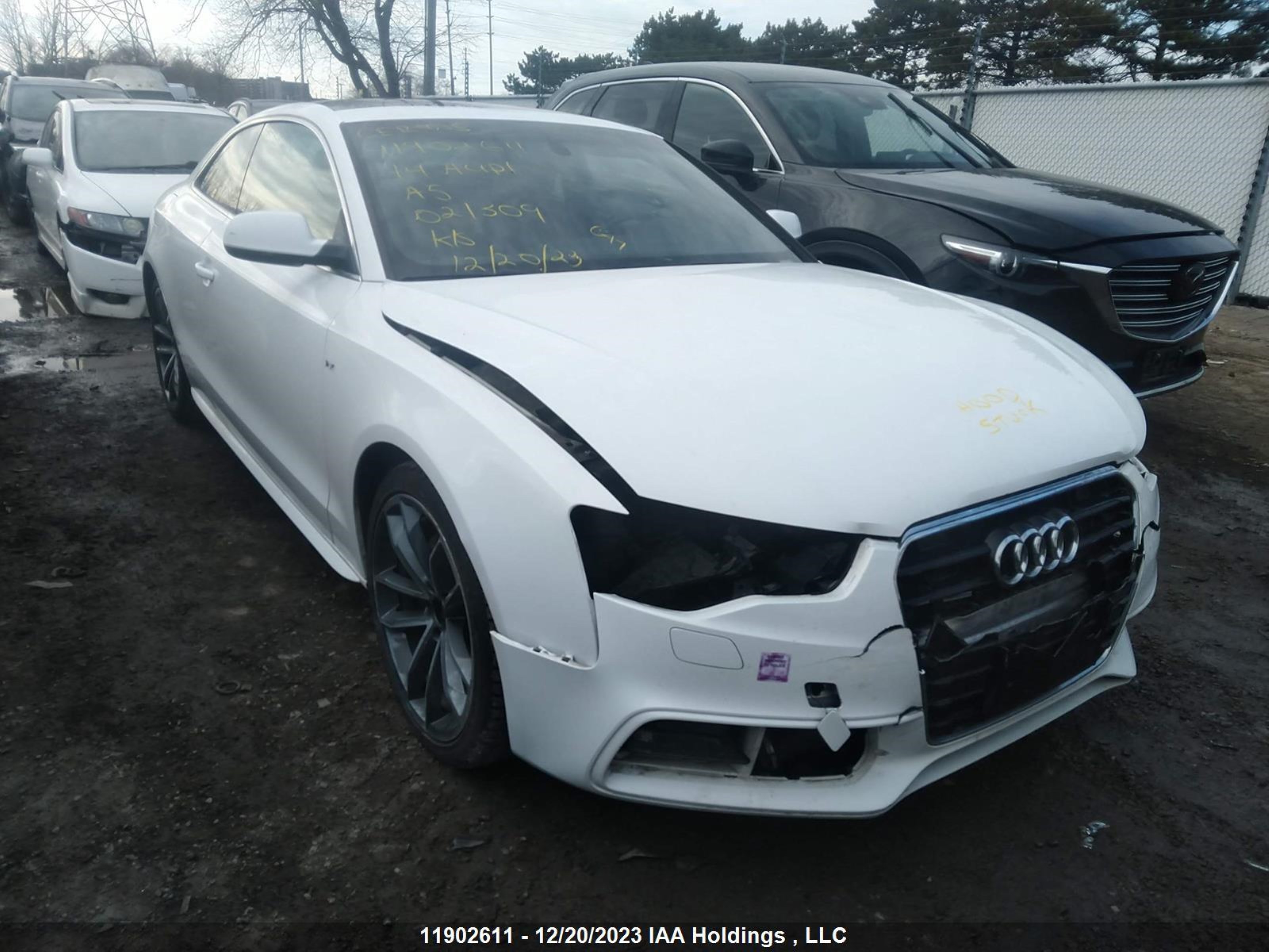 audi a5 2014 wauwfbfr0ea021309