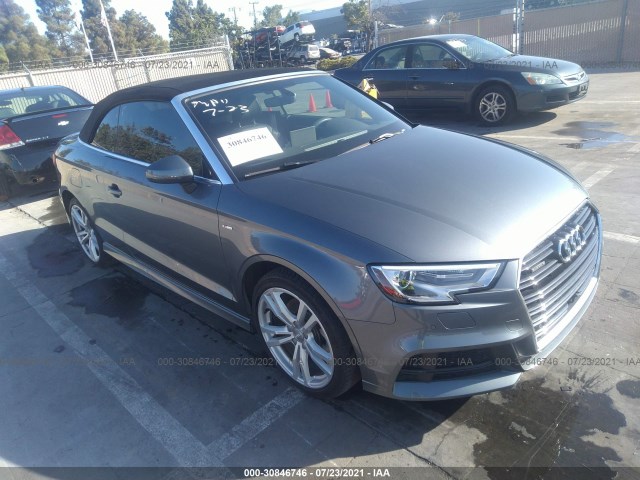 audi a3 cabriolet 2018 wauy8lff1j1048429