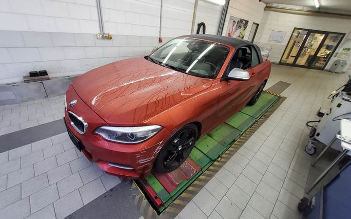 bmw baureihe 2 cabrio (f23)(2014-&gt) 2017 wba2n31040vb80385