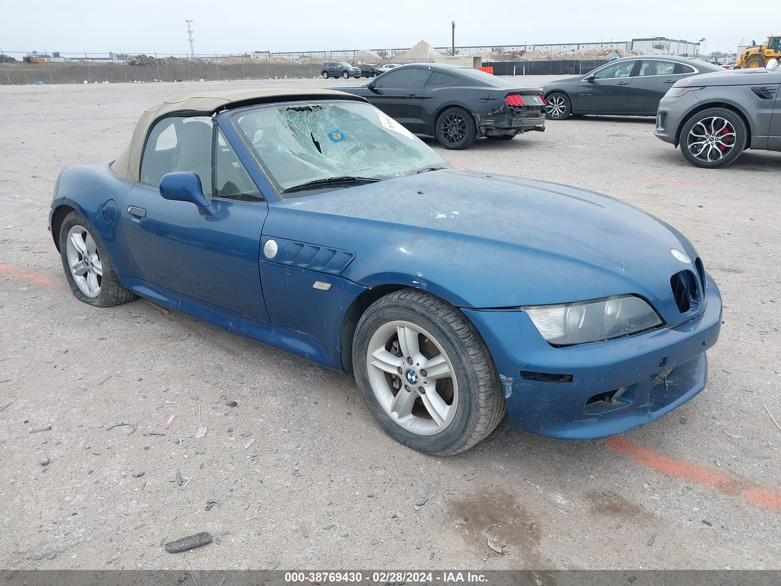 bmw z3 2000 wbach9349ylm92303