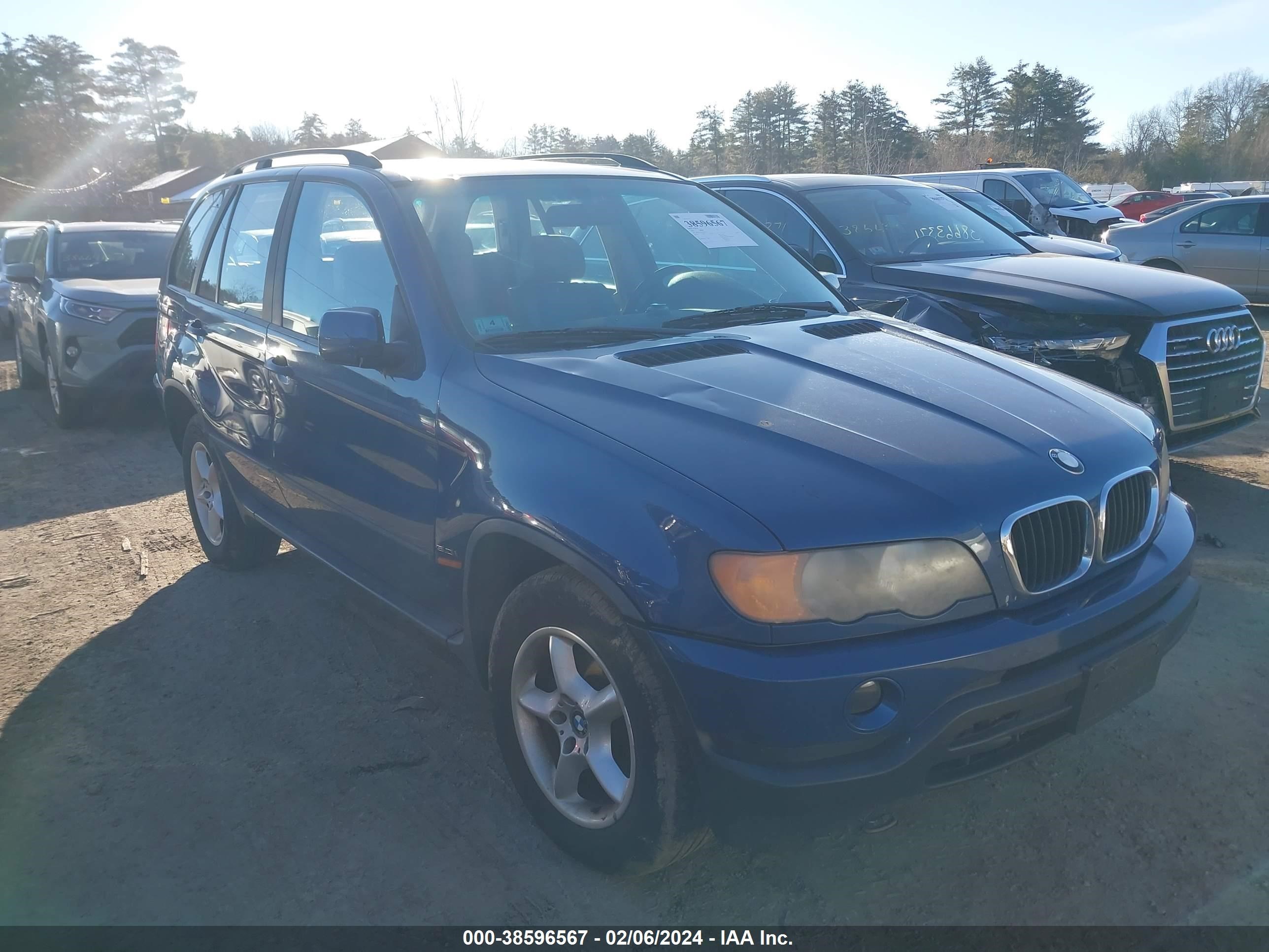 bmw x5 2001 wbafa53561lm73233