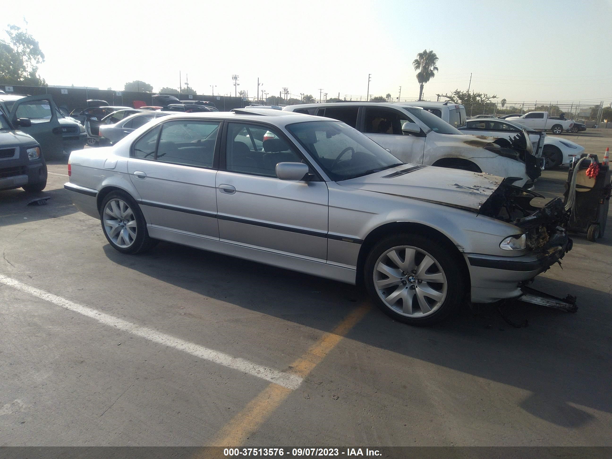 bmw 7er 2001 wbagh83481dp23171