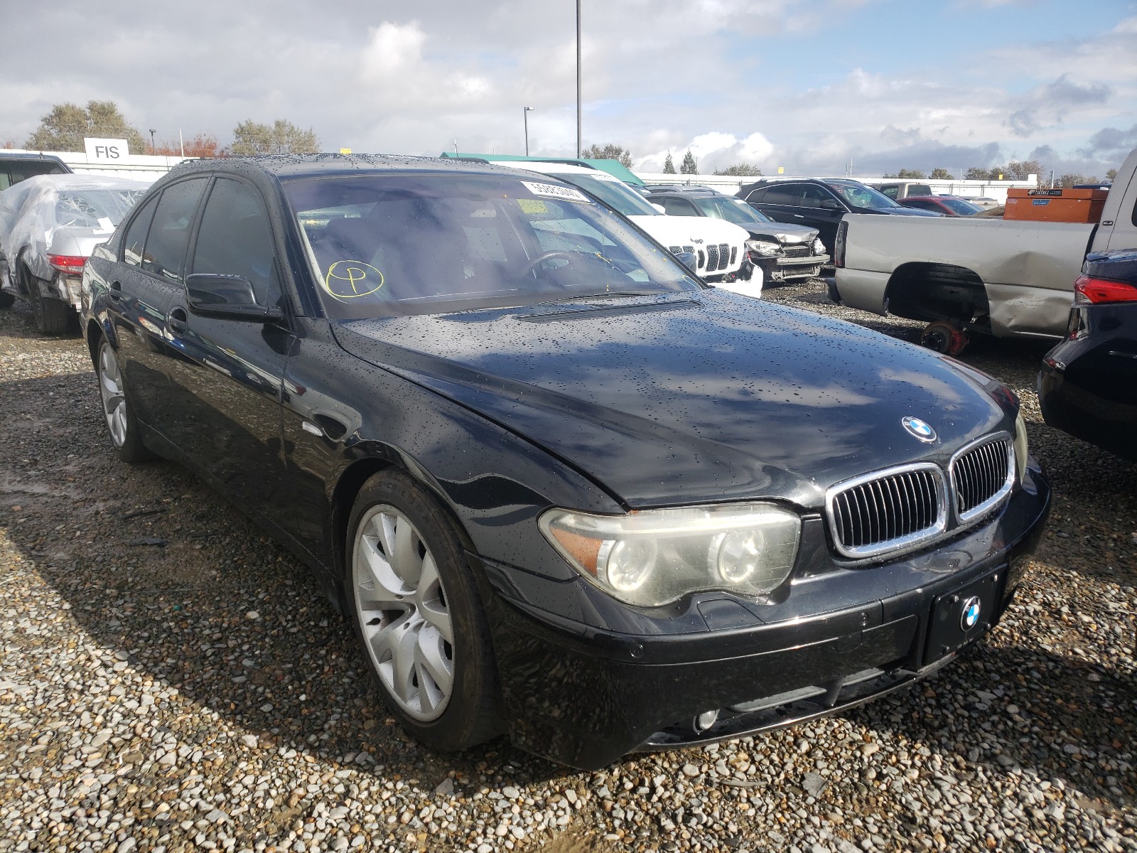 bmw 745 i 2003 wbagl63453dp67599