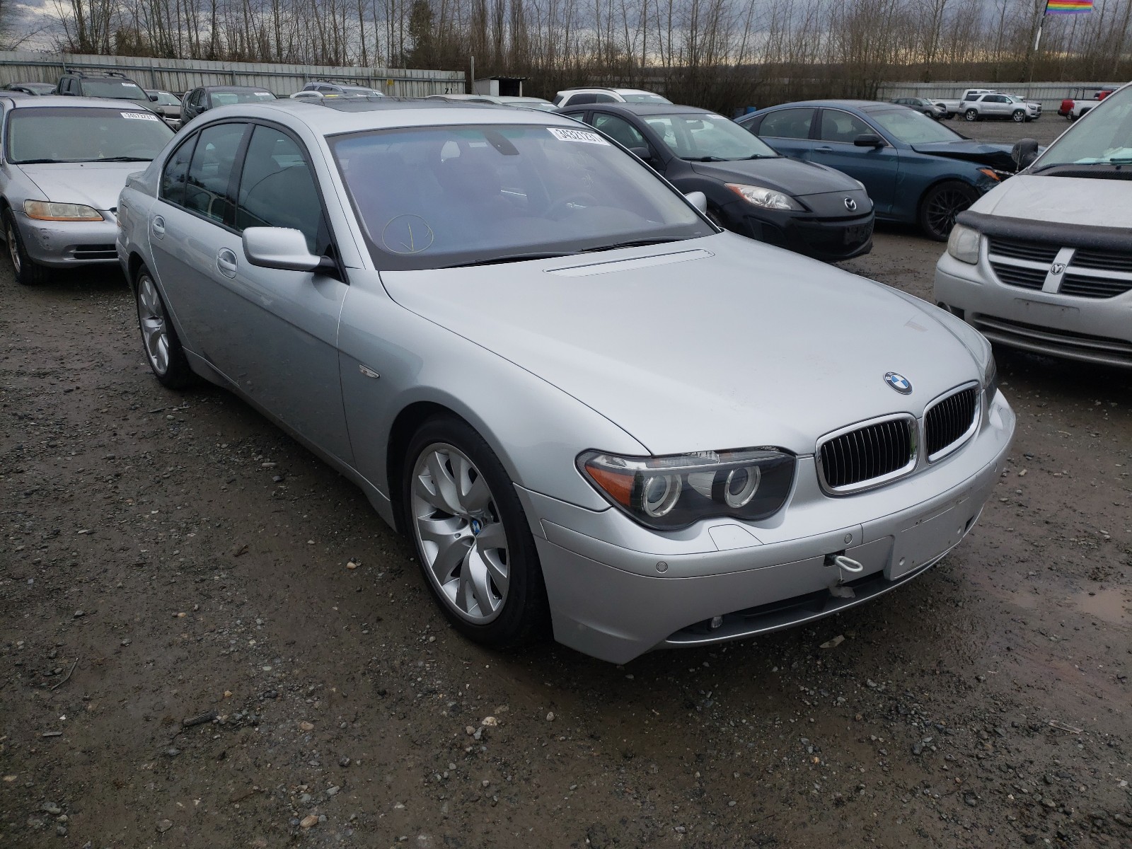 bmw 745 i 2005 wbagl63545dp75608