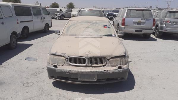 bmw 745li 2003 wbagn61050dp84618